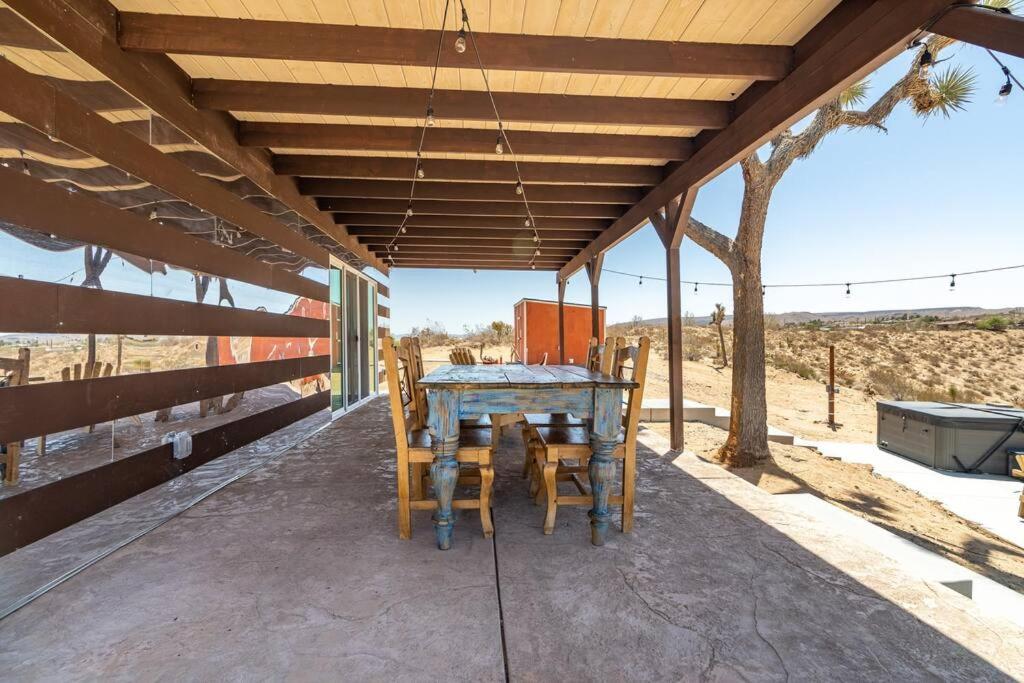 The Invisible Wind Cabin- Joshua Tree Amazing View 尤卡谷 外观 照片